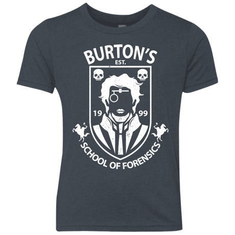 T-Shirts Vintage Navy / YXS Burtons School of Forensics Youth Triblend T-Shirt