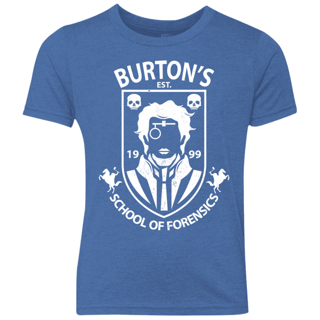 T-Shirts Vintage Royal / YXS Burtons School of Forensics Youth Triblend T-Shirt