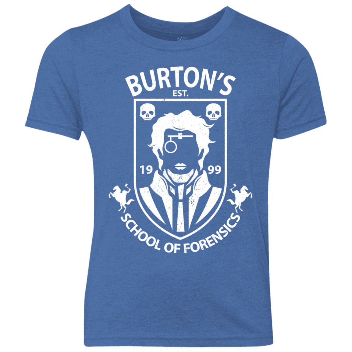 T-Shirts Vintage Royal / YXS Burtons School of Forensics Youth Triblend T-Shirt