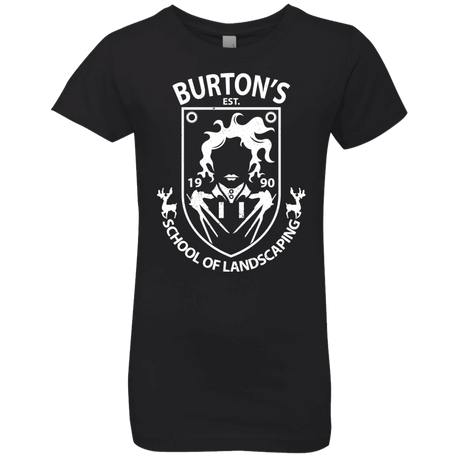 T-Shirts Black / YXS Burtons School of Landscaping Girls Premium T-Shirt