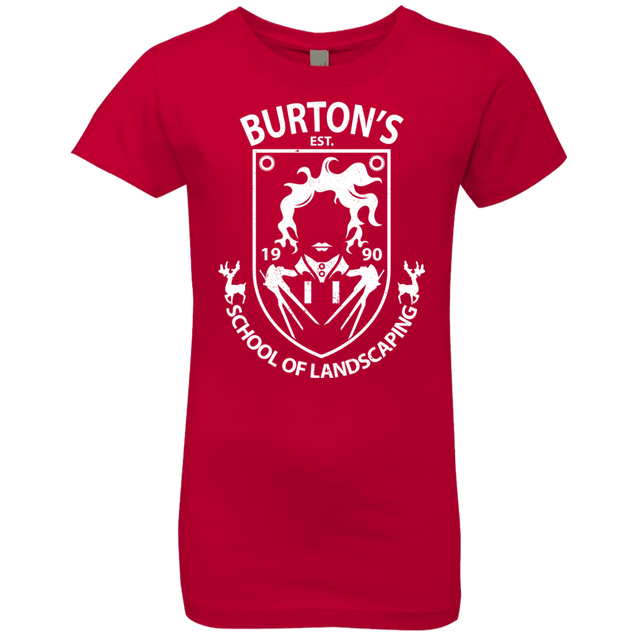 T-Shirts Red / YXS Burtons School of Landscaping Girls Premium T-Shirt