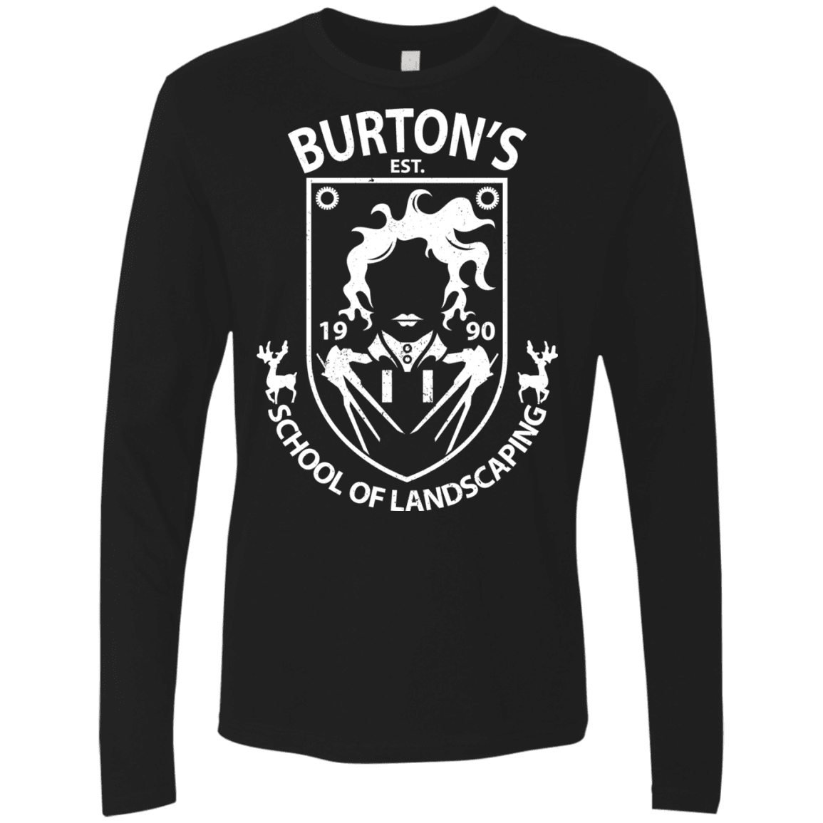 T-Shirts Black / Small Burtons School of Landscaping Men's Premium Long Sleeve