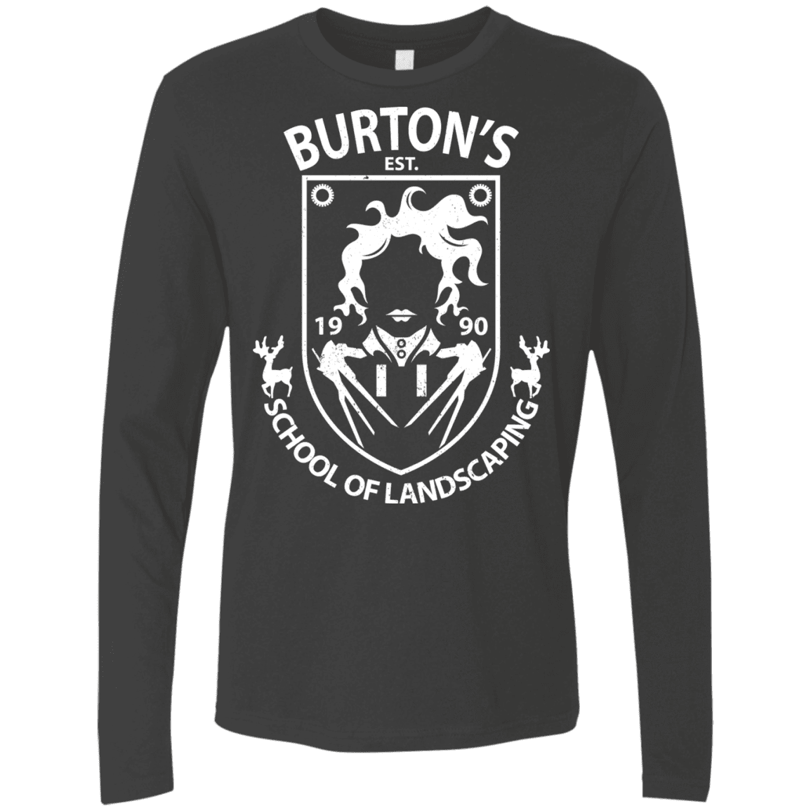 T-Shirts Heavy Metal / Small Burtons School of Landscaping Men's Premium Long Sleeve