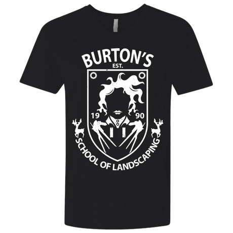 T-Shirts Black / X-Small Burtons School of Landscaping Men's Premium V-Neck