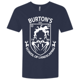 T-Shirts Midnight Navy / X-Small Burtons School of Landscaping Men's Premium V-Neck