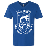 T-Shirts Royal / X-Small Burtons School of Landscaping Men's Premium V-Neck