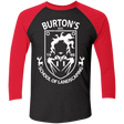 T-Shirts Vintage Black/Vintage Red / X-Small Burtons School of Landscaping Men's Triblend 3/4 Sleeve