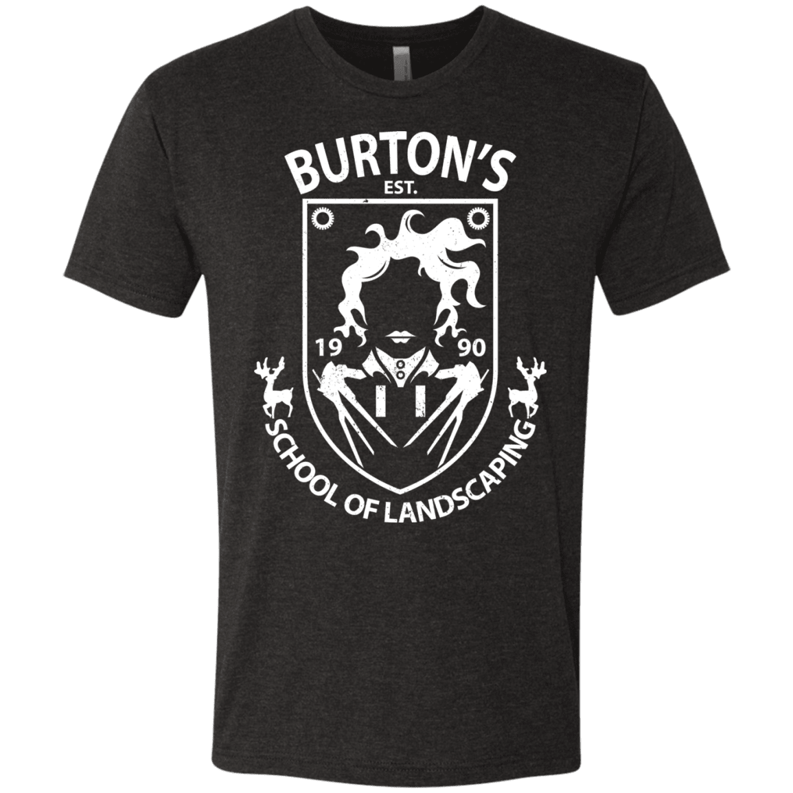 T-Shirts Vintage Black / Small Burtons School of Landscaping Men's Triblend T-Shirt