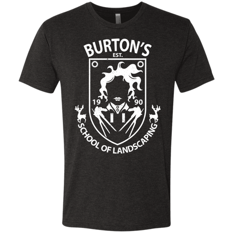 T-Shirts Vintage Black / Small Burtons School of Landscaping Men's Triblend T-Shirt