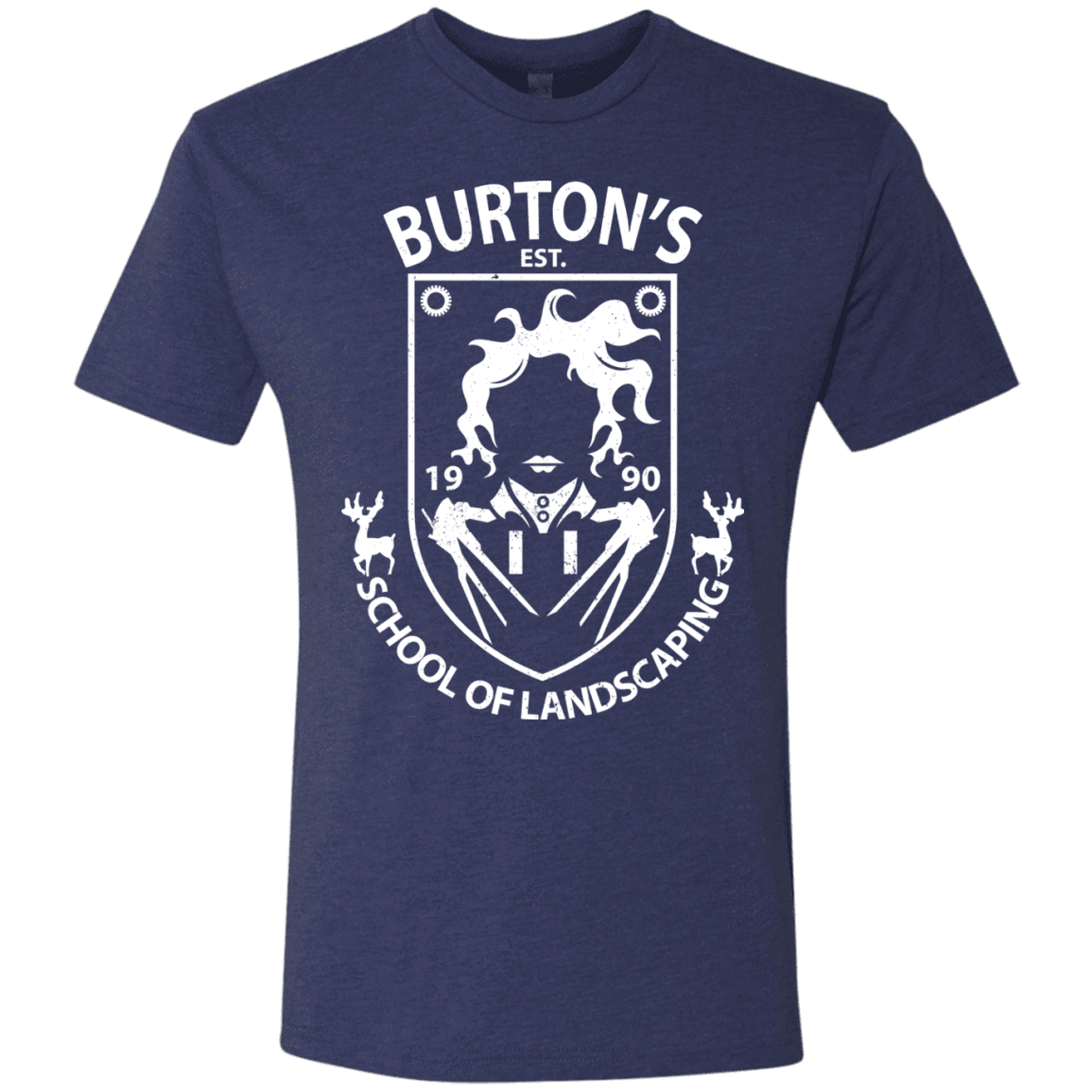 T-Shirts Vintage Navy / Small Burtons School of Landscaping Men's Triblend T-Shirt
