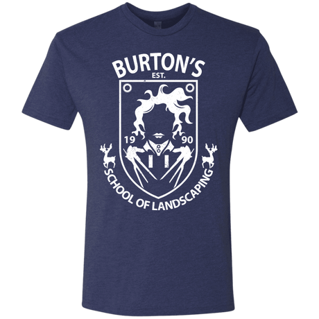 T-Shirts Vintage Navy / Small Burtons School of Landscaping Men's Triblend T-Shirt
