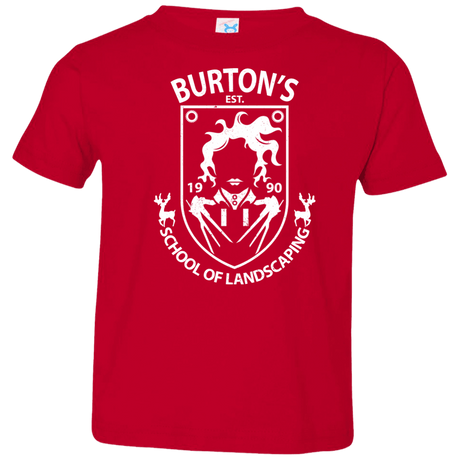 T-Shirts Red / 2T Burtons School of Landscaping Toddler Premium T-Shirt