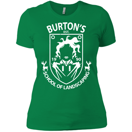 T-Shirts Kelly Green / X-Small Burtons School of Landscaping Women's Premium T-Shirt