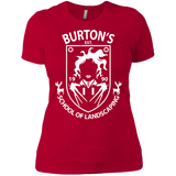 T-Shirts Red / X-Small Burtons School of Landscaping Women's Premium T-Shirt