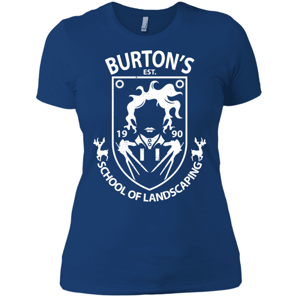 T-Shirts Royal / X-Small Burtons School of Landscaping Women's Premium T-Shirt