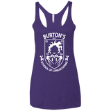 T-Shirts Purple / X-Small Burtons School of Landscaping Women's Triblend Racerback Tank