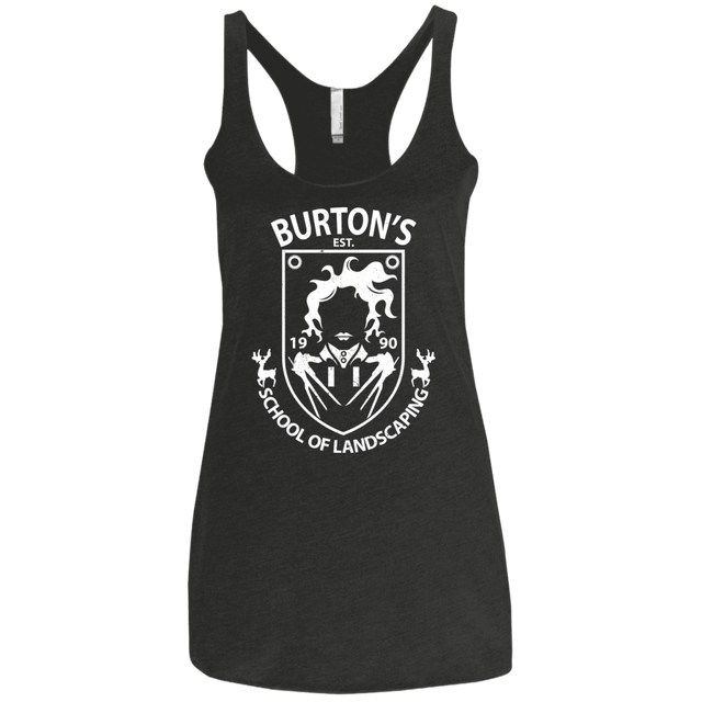 T-Shirts Vintage Black / X-Small Burtons School of Landscaping Women's Triblend Racerback Tank