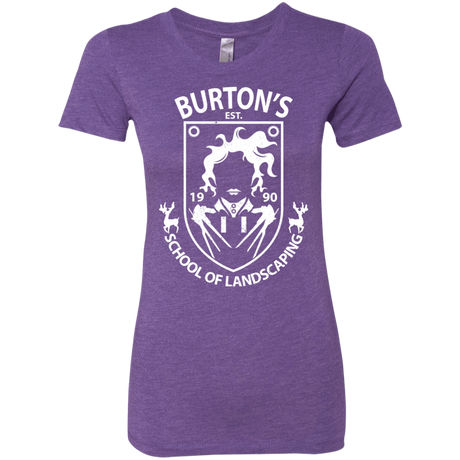 T-Shirts Purple Rush / Small Burtons School of Landscaping Women's Triblend T-Shirt