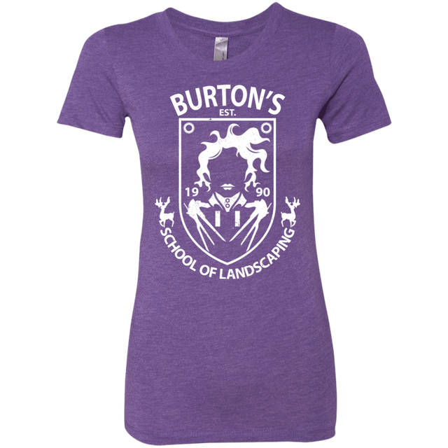 T-Shirts Purple Rush / Small Burtons School of Landscaping Women's Triblend T-Shirt