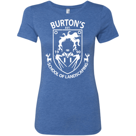T-Shirts Vintage Royal / Small Burtons School of Landscaping Women's Triblend T-Shirt