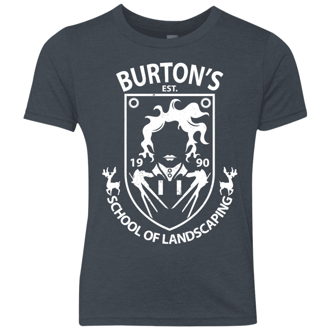 T-Shirts Vintage Navy / YXS Burtons School of Landscaping Youth Triblend T-Shirt