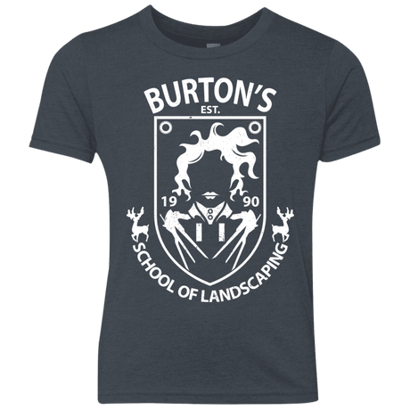 T-Shirts Vintage Navy / YXS Burtons School of Landscaping Youth Triblend T-Shirt
