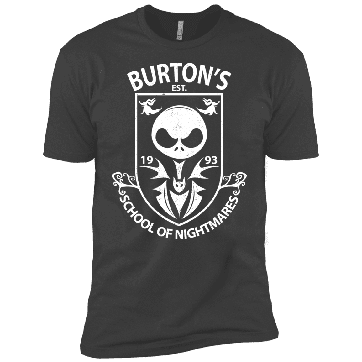 T-Shirts Heavy Metal / YXS Burtons School of Nightmares Boys Premium T-Shirt