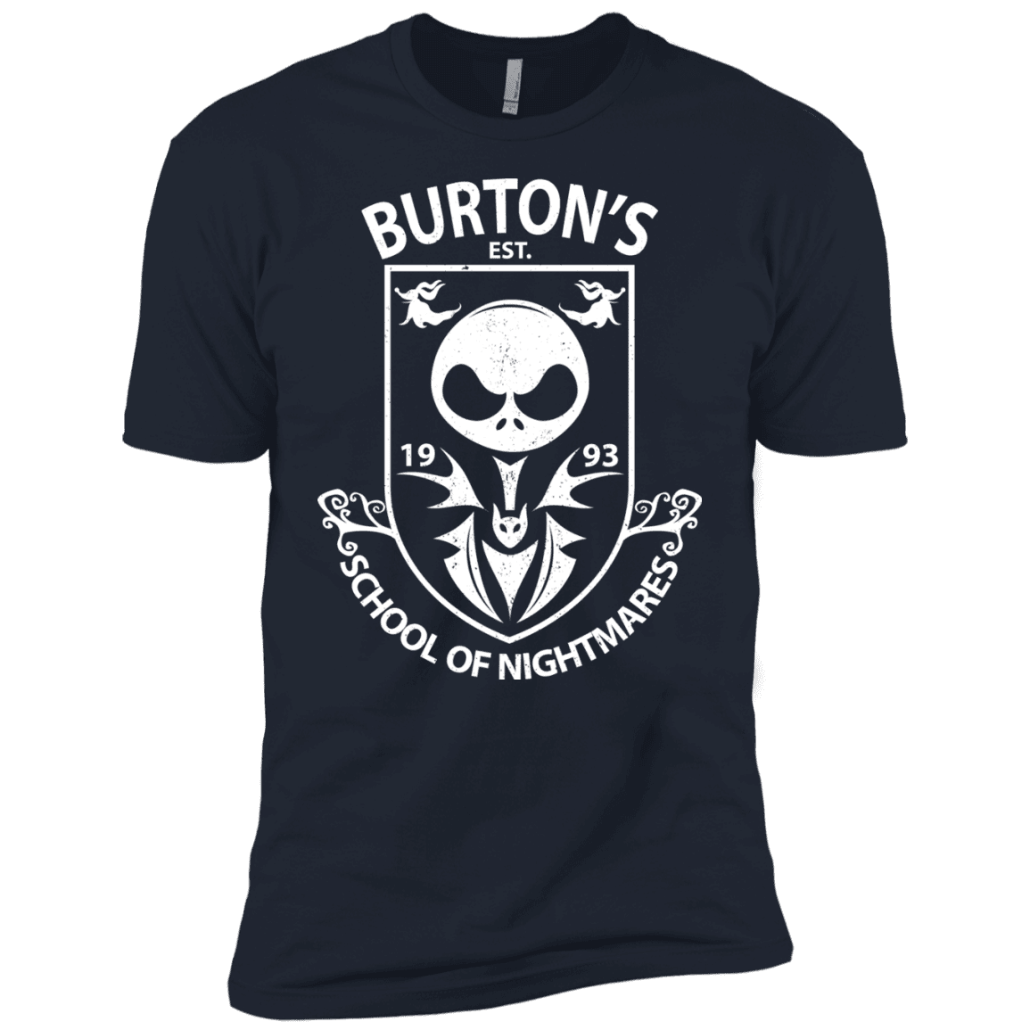 T-Shirts Midnight Navy / YXS Burtons School of Nightmares Boys Premium T-Shirt