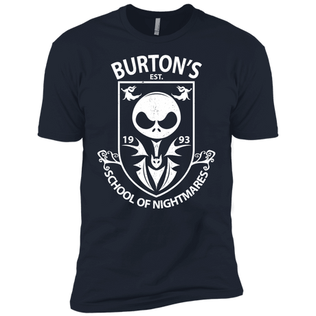 T-Shirts Midnight Navy / YXS Burtons School of Nightmares Boys Premium T-Shirt