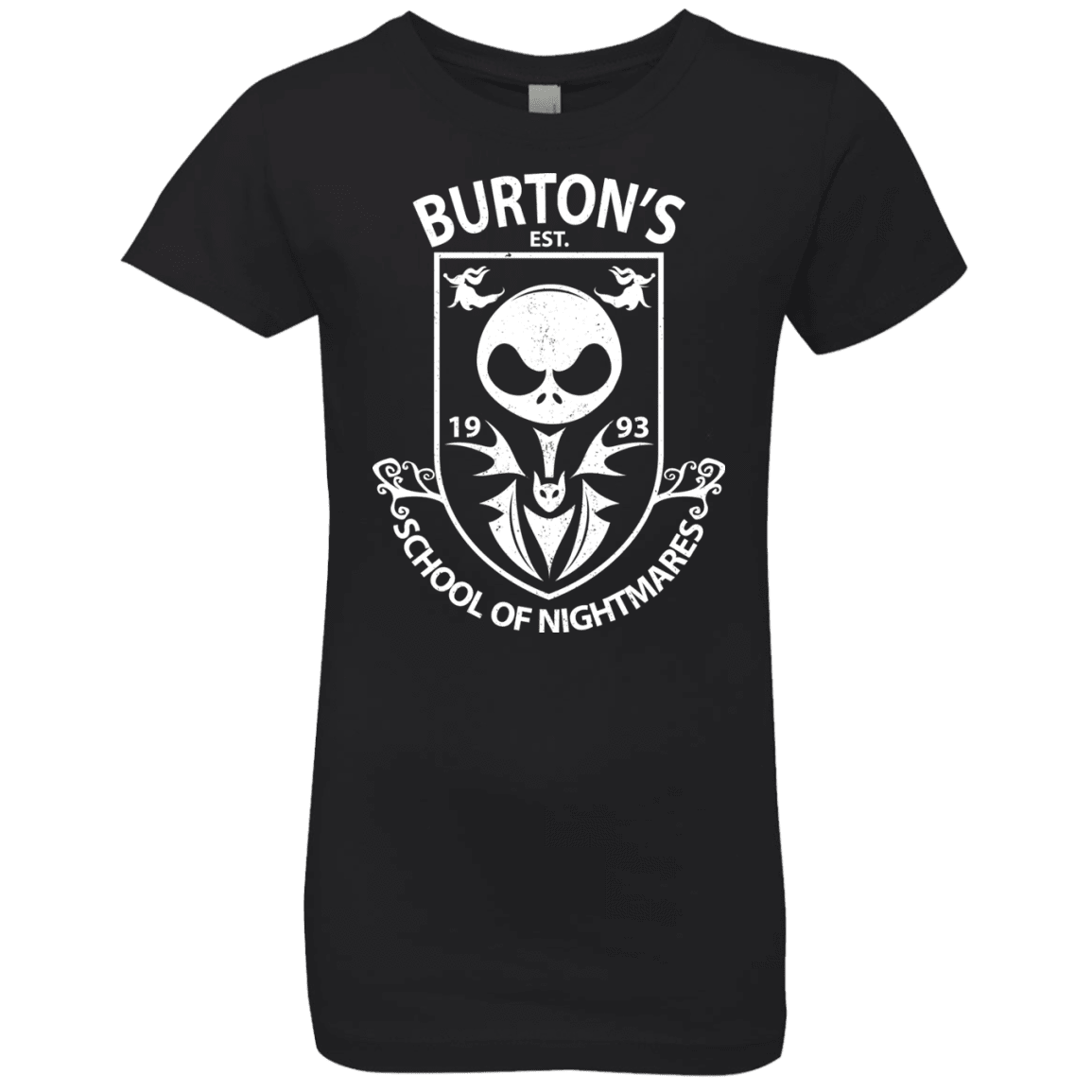 T-Shirts Black / YXS Burtons School of Nightmares Girls Premium T-Shirt