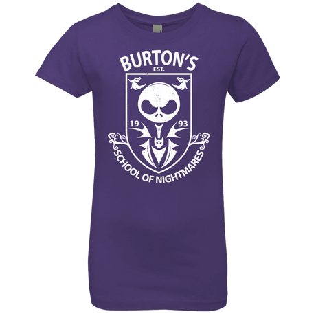 T-Shirts Purple Rush / YXS Burtons School of Nightmares Girls Premium T-Shirt