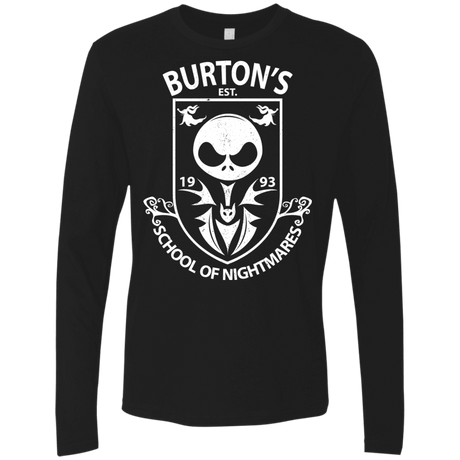 T-Shirts Black / Small Burtons School of Nightmares Men's Premium Long Sleeve