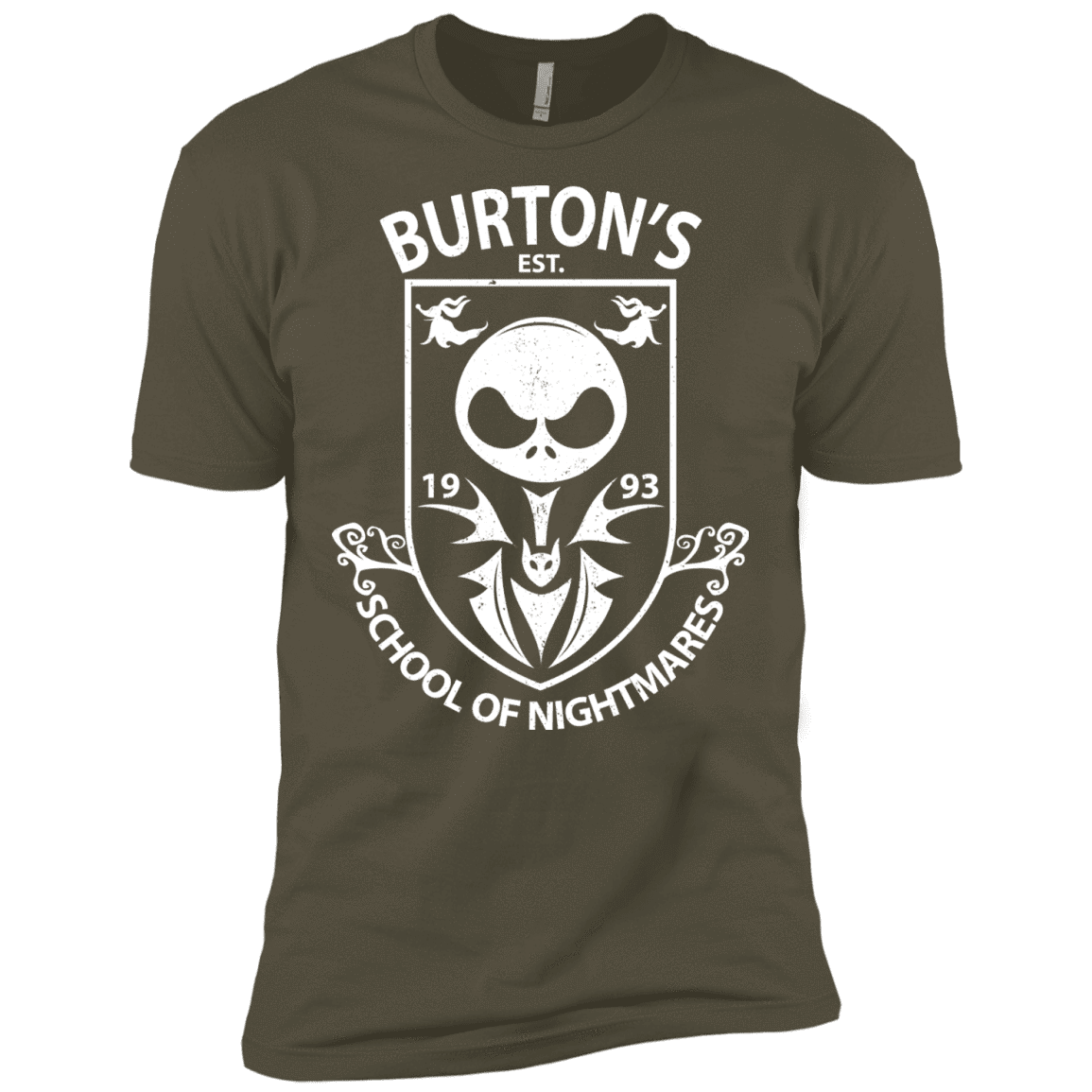 T-Shirts Military Green / X-Small Burtons School of Nightmares Men's Premium T-Shirt