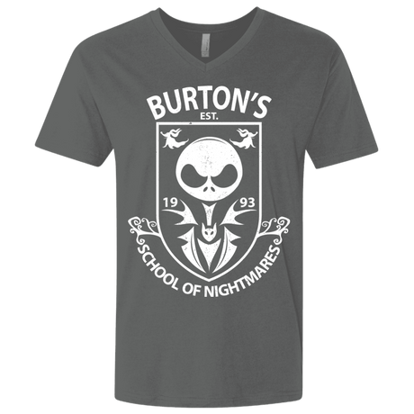 T-Shirts Heavy Metal / X-Small Burtons School of Nightmares Men's Premium V-Neck