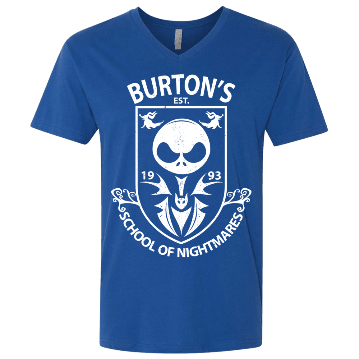 T-Shirts Royal / X-Small Burtons School of Nightmares Men's Premium V-Neck