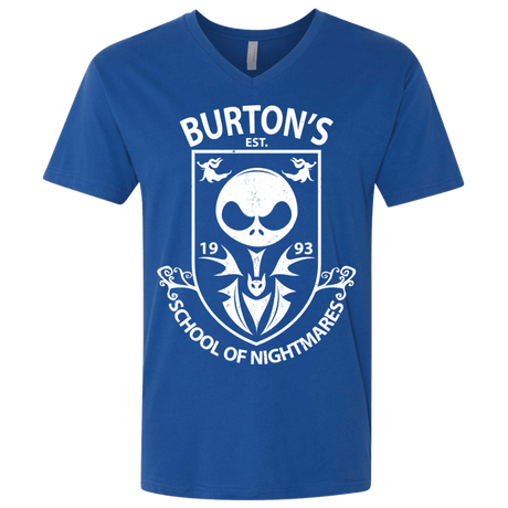 T-Shirts Royal / X-Small Burtons School of Nightmares Men's Premium V-Neck