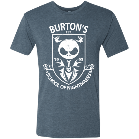 T-Shirts Indigo / Small Burtons School of Nightmares Men's Triblend T-Shirt