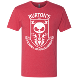 T-Shirts Vintage Red / Small Burtons School of Nightmares Men's Triblend T-Shirt