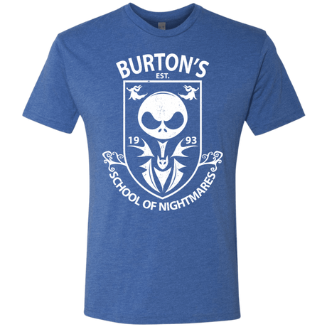 T-Shirts Vintage Royal / Small Burtons School of Nightmares Men's Triblend T-Shirt