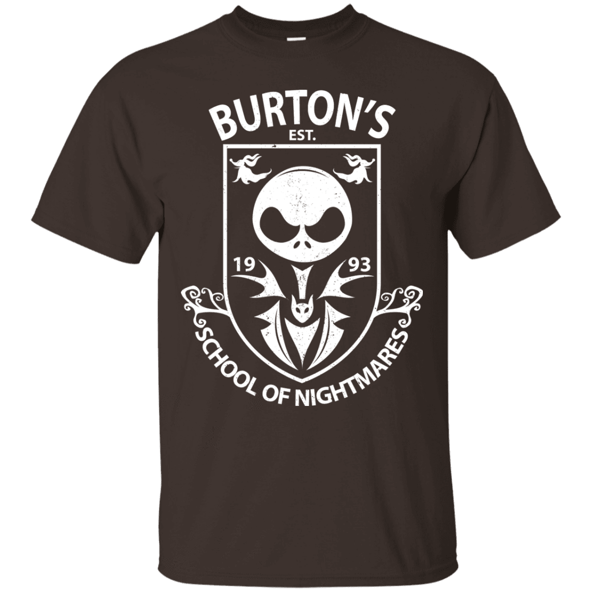 T-Shirts Dark Chocolate / Small Burtons School of Nightmares T-Shirt
