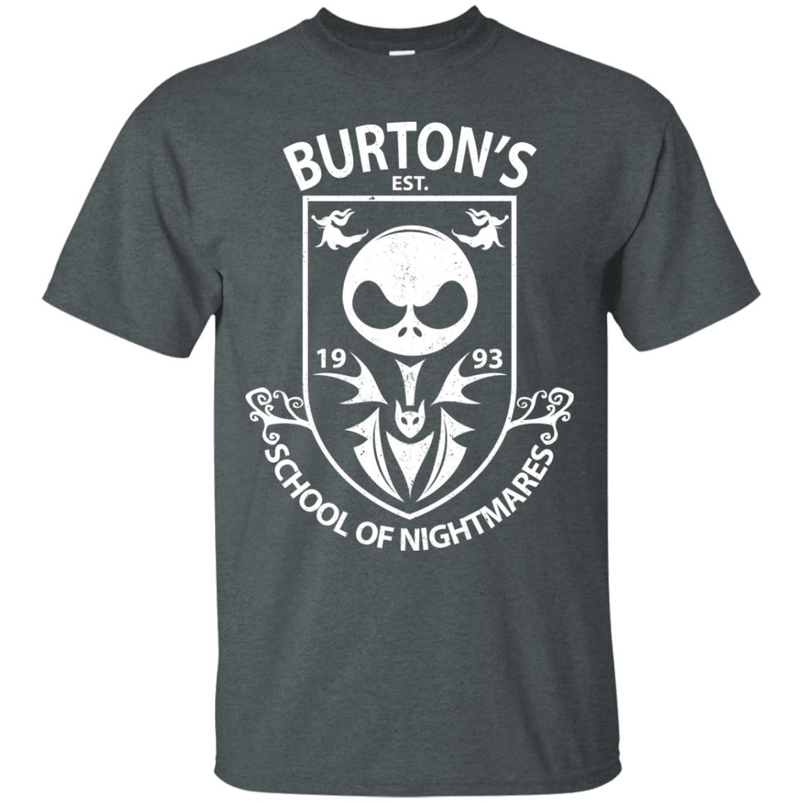 T-Shirts Dark Heather / Small Burtons School of Nightmares T-Shirt