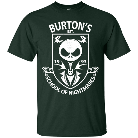 T-Shirts Forest Green / Small Burtons School of Nightmares T-Shirt