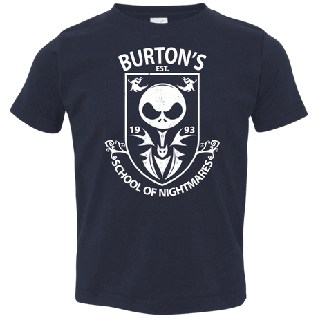 T-Shirts Navy / 2T Burtons School of Nightmares Toddler Premium T-Shirt