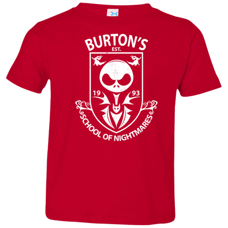 T-Shirts Red / 2T Burtons School of Nightmares Toddler Premium T-Shirt