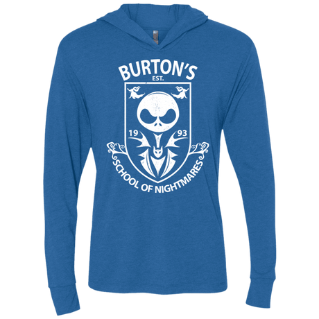 T-Shirts Vintage Royal / X-Small Burtons School of Nightmares Triblend Long Sleeve Hoodie Tee