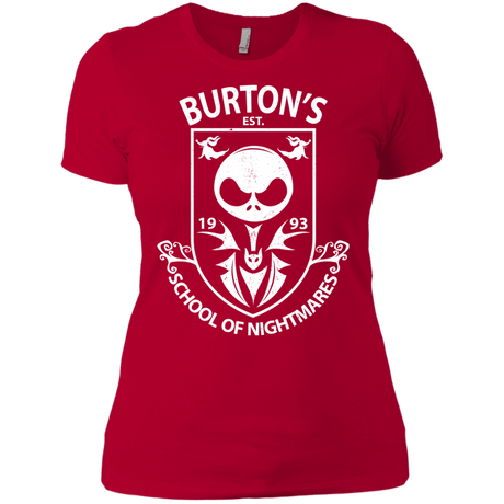 T-Shirts Red / X-Small Burtons School of Nightmares Women's Premium T-Shirt