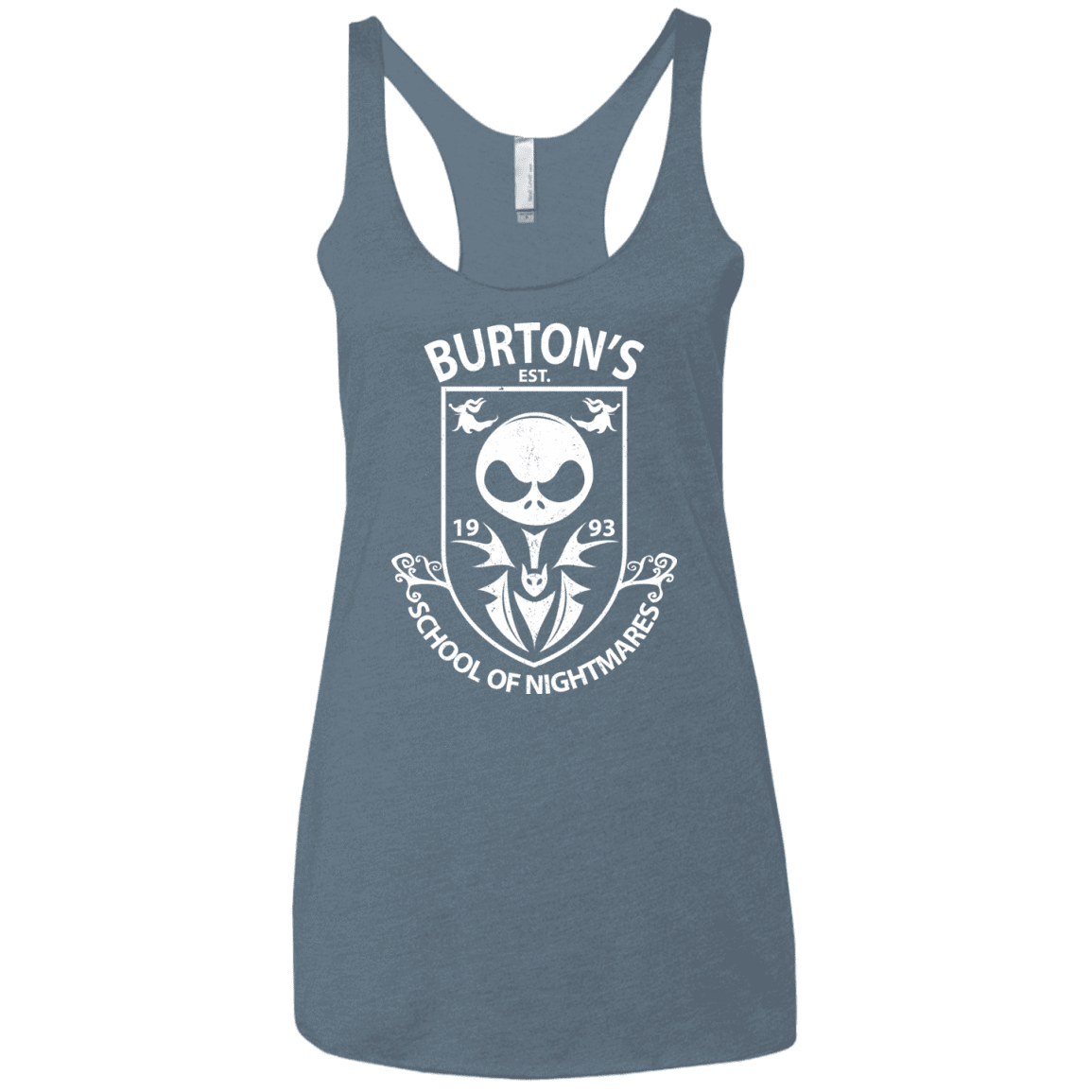 T-Shirts Indigo / X-Small Burtons School of Nightmares Women's Triblend Racerback Tank