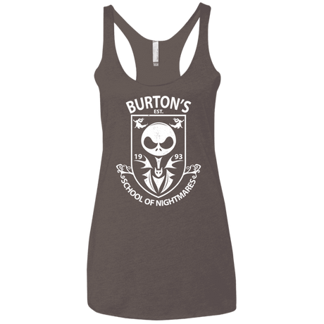 T-Shirts Macchiato / X-Small Burtons School of Nightmares Women's Triblend Racerback Tank