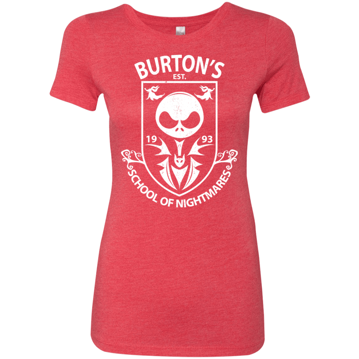 T-Shirts Vintage Red / Small Burtons School of Nightmares Women's Triblend T-Shirt