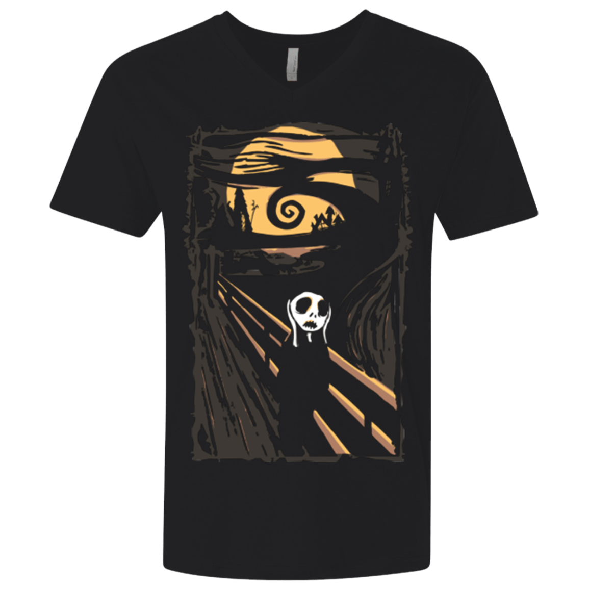 T-Shirts Black / X-Small Burtons Scream Men's Premium V-Neck